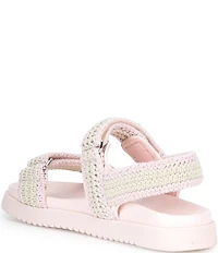 Steve Madden Girls' J-Mona Knit Crochet Sandals (Youth)