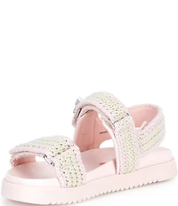Steve Madden Girls' J-Mona Knit Crochet Sandals (Youth)