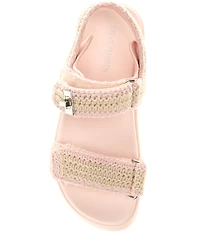 Steve Madden Girls' J-Mona Knit Crochet Sandals (Youth)