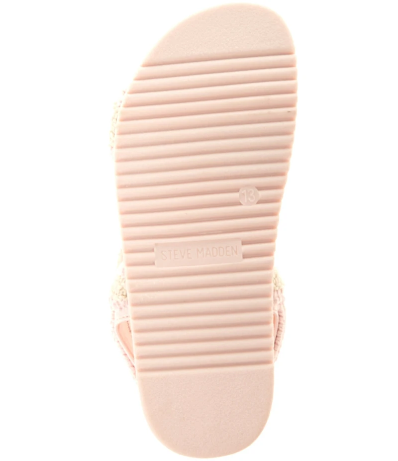 Steve Madden Girls' J-Mona Knit Crochet Sandals (Youth)