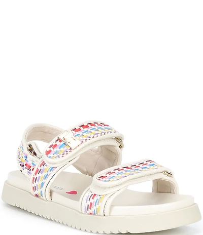 Steve Madden Girls' J-Mona Patterned Hook-and-Loop Sandals (Youth)