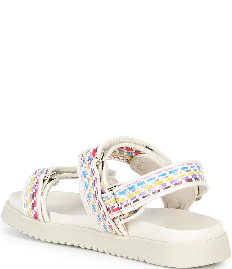 Steve Madden Girls' J-Mona Patterned Hook-and-Loop Sandals (Youth)