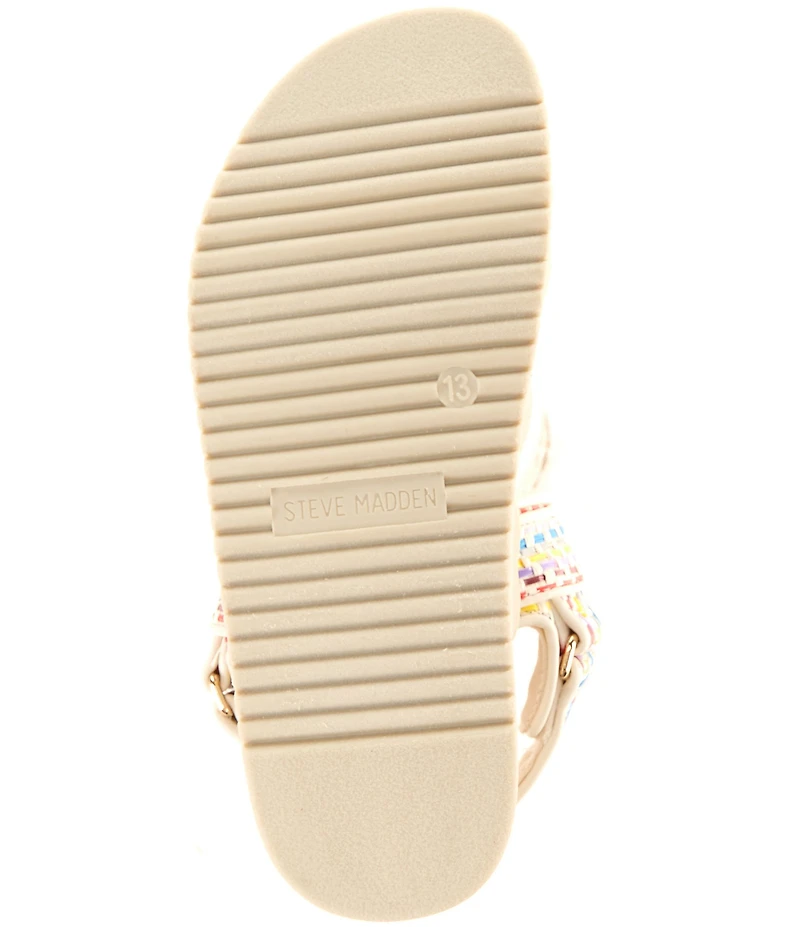 Steve Madden Girls' J-Mona Patterned Hook-and-Loop Sandals (Youth)
