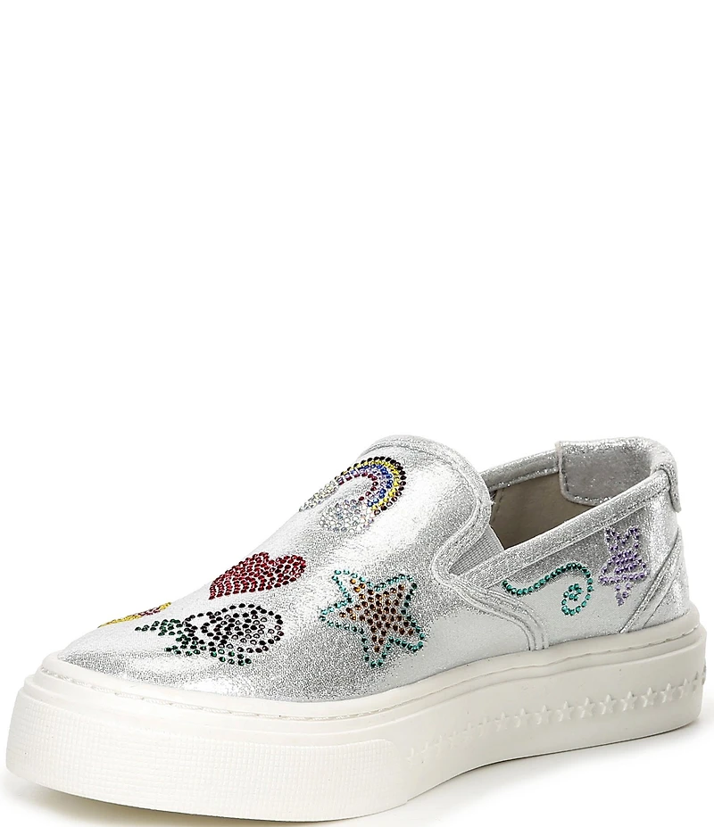 Steve Madden Girls' J-Murphy Rhinestone Graphic Sneakers (Youth)