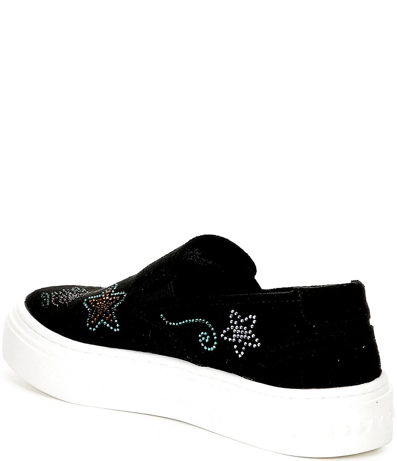 Steve Madden Girls' J-Murphy Rhinestone Graphic Sneakers (Youth)
