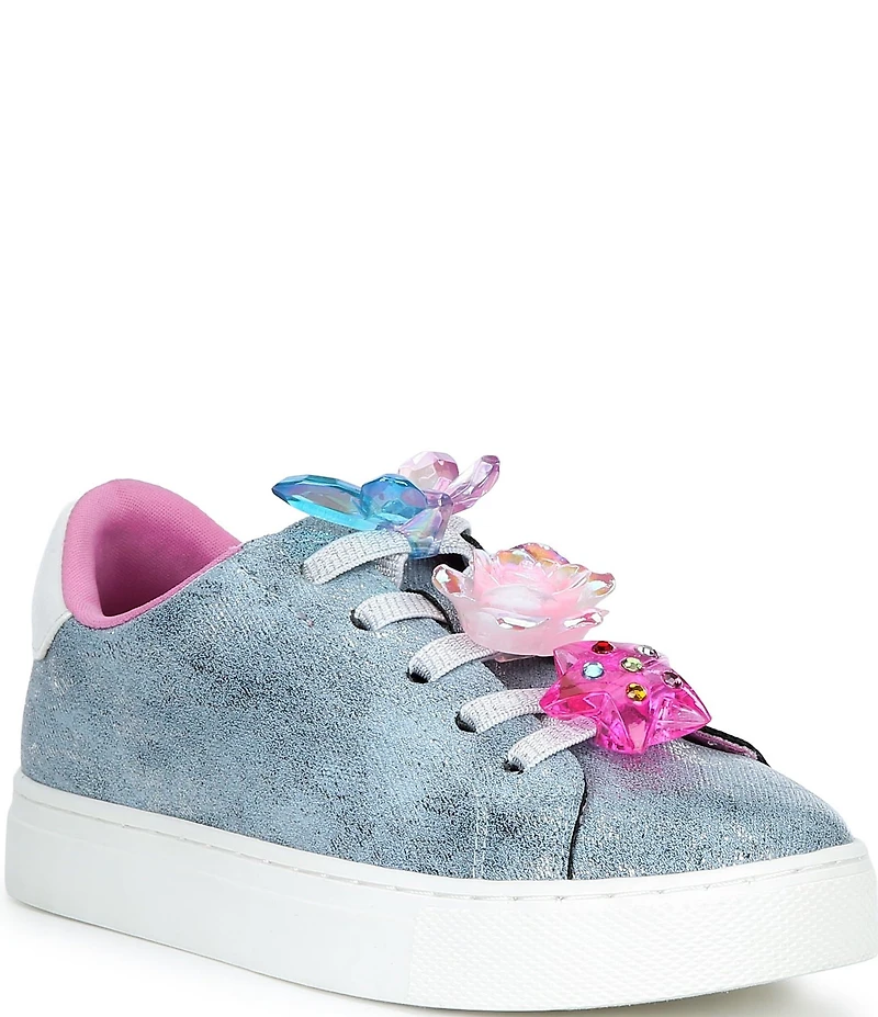 Steve Madden Girls' J-Olive Metallic Denim Embellished Sneakers (Youth)