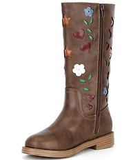 Steve Madden Girls' J-Oriole Floral Heart Boots (Youth)