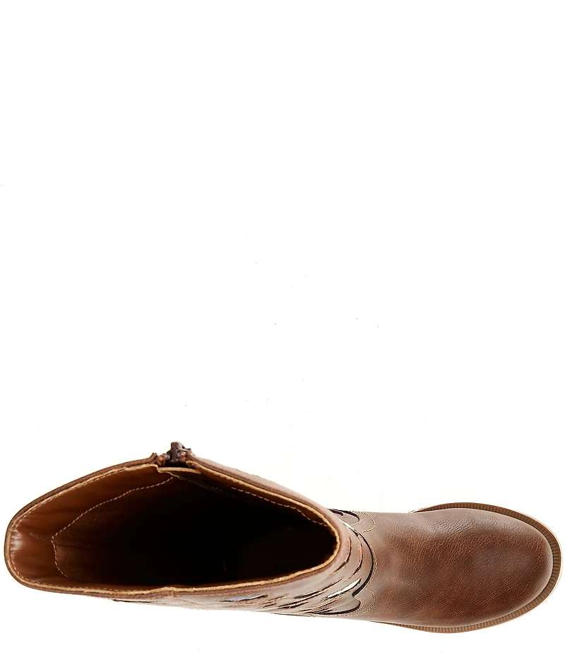 Steve Madden Girls' J-Oriole Floral Heart Boots (Youth)