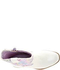 Steve Madden Girls' J-Peek Floral Western Booties (Youth)