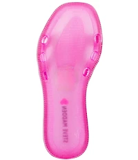 Steve Madden Girls' J-Pop Rhinestone Embellished Jelly Slide Sandals (Youth)