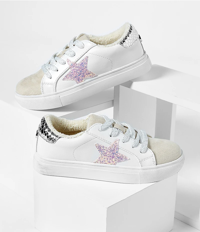 Steve Madden Girls' J-Rezume Mixed Media Sneakers (Youth)