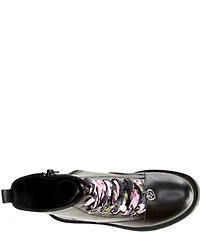 Steve Madden Girls' J-Rolly Charm Laces Combat Boots (Youth)