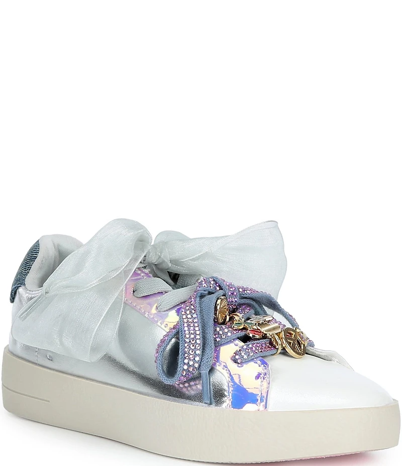 Steve Madden Girls' J-Rush Rhinestone and Charm Embellished Sneakers (Youth)