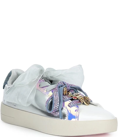 Steve Madden Girls' J-Rush Rhinestone and Charm Embellished Sneakers (Youth)