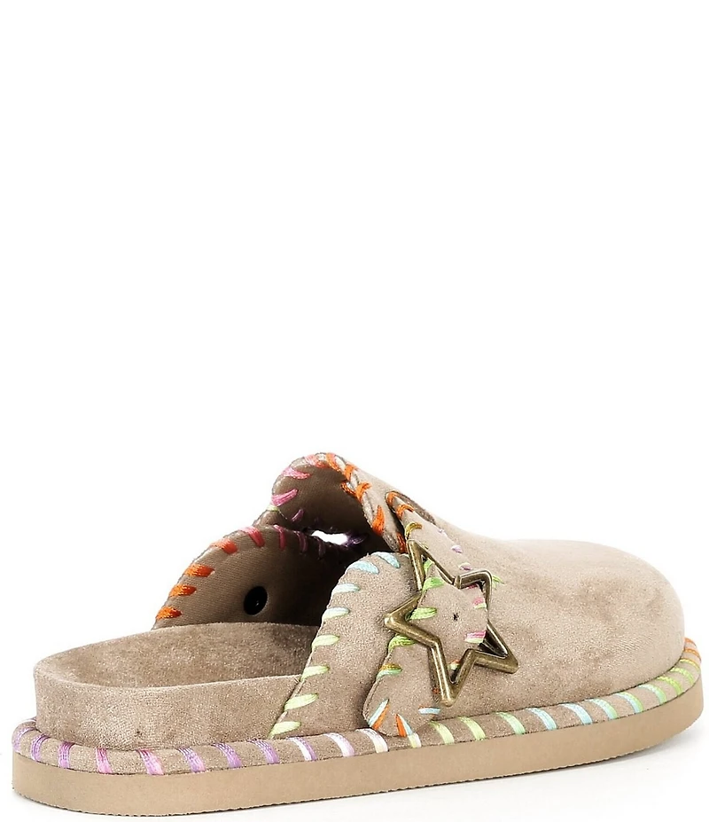 Steve Madden Girls' J-Shilo Star Buckle Hardware Clogs (Youth)