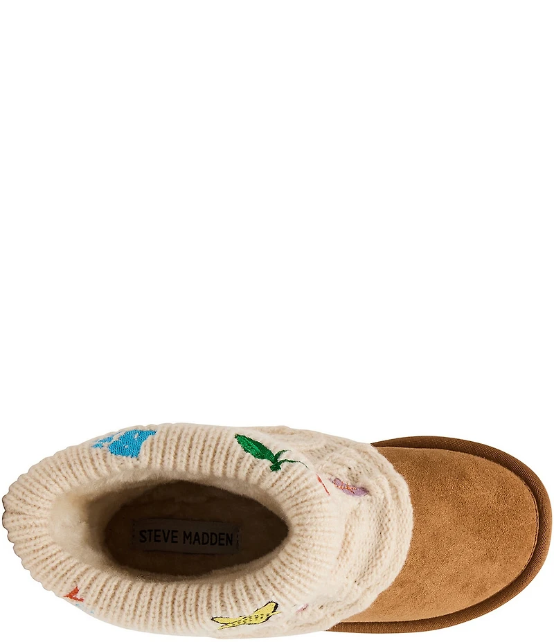 Steve Madden Girls' J-Swayy Sweater Cuff Boots (Youth)