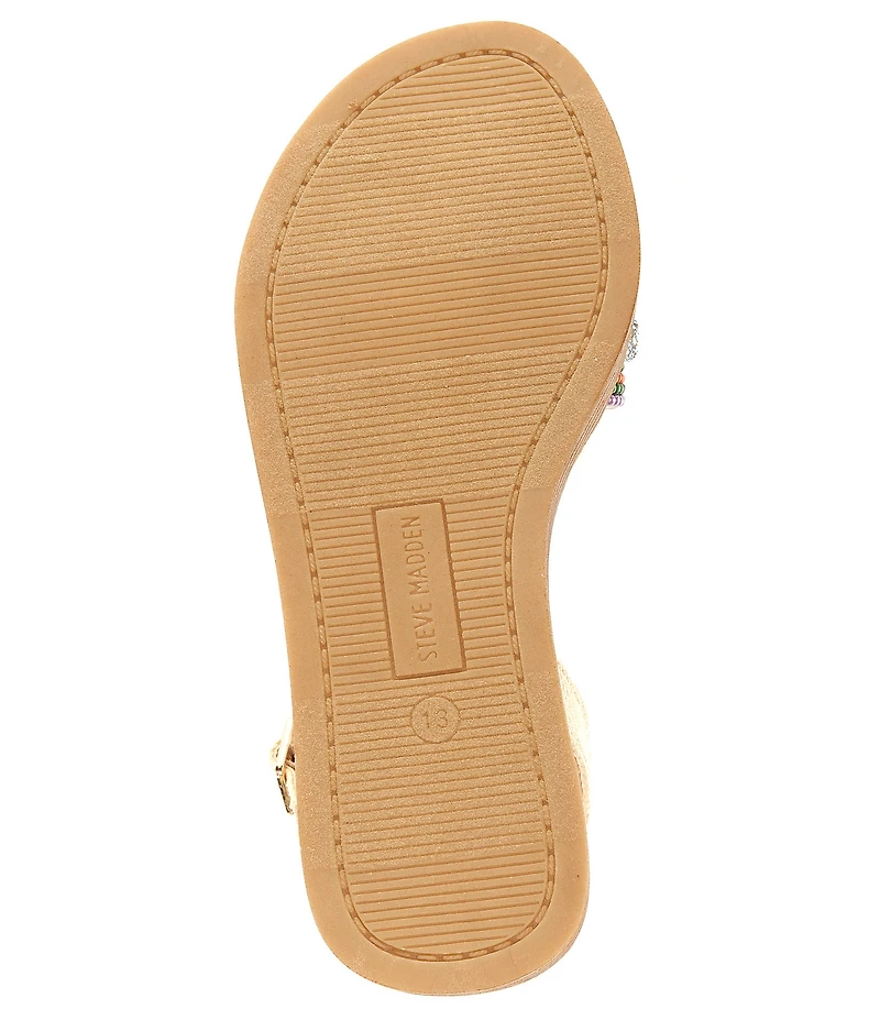Steve Madden Girls' J-Trim Woven Detail Sandals (Youth)