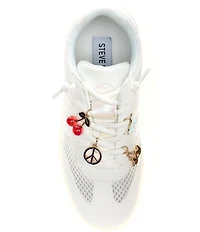 Steve Madden Girls' J-Verdict Mesh Charm Ornamented Sneakers (Youth)