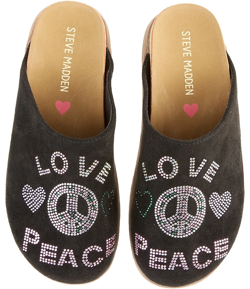 Steve Madden Girls' J-Vesper Rhinestone Embellished Clogs (Youth)