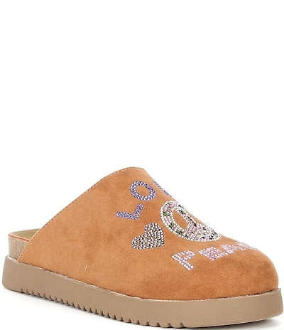 Steve Madden Girls' J-Vesper Rhinestone Embellished Clogs (Youth)
