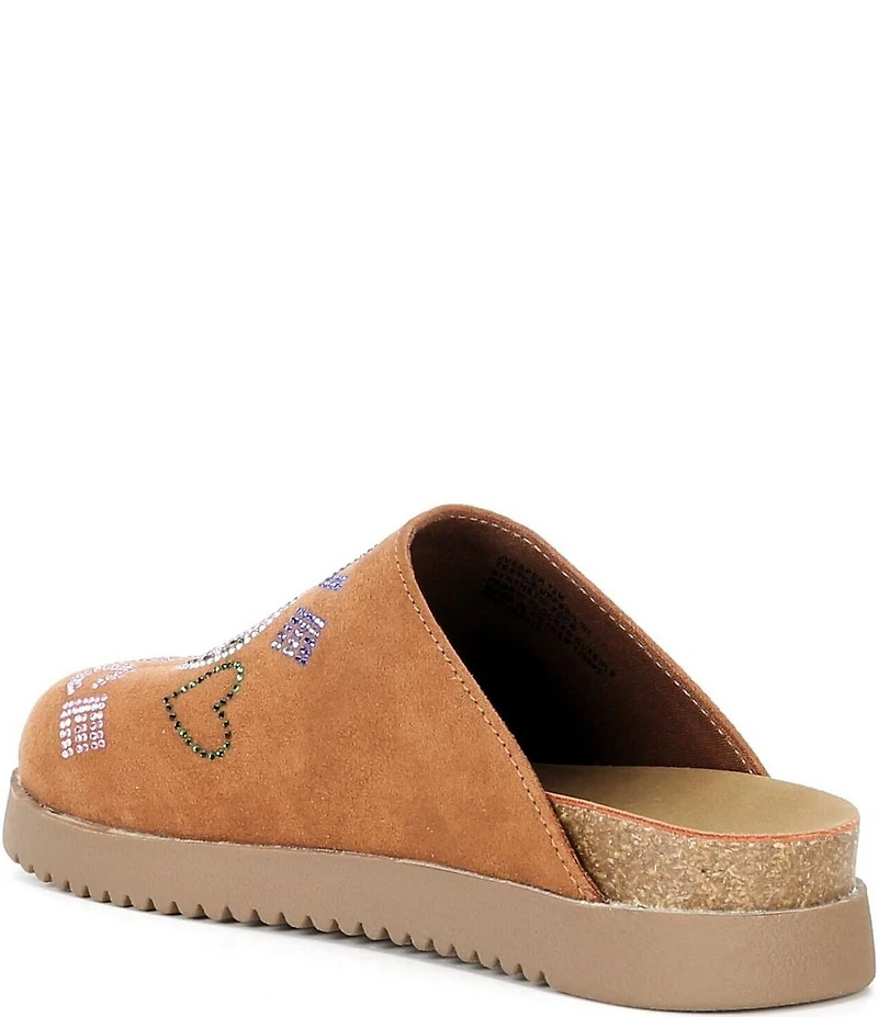 Steve Madden Girls' J-Vesper Rhinestone Embellished Clogs (Youth)