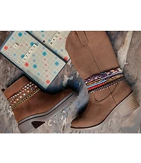 Steve Madden Girls' J-Whimsy Chain Embellished Boots (Youth)
