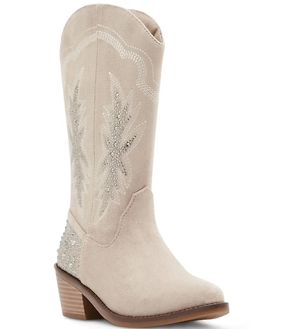 Steve Madden Girls' J-Yeehah Soft Rhinestone Western Boots (Youth)