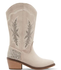 Steve Madden Girls' J-Yeehah Soft Rhinestone Western Boots (Youth)
