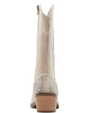Steve Madden Girls' J-Yeehah Soft Rhinestone Western Boots (Youth)