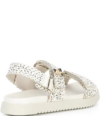 Steve Madden Girls' J-Mona Floral Perforated Sandals (Youth)