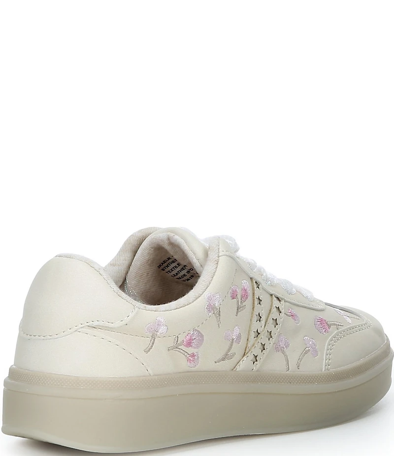 Steve Madden Girls' Kaelie Star Embroidered Floral Sneakers (Youth)