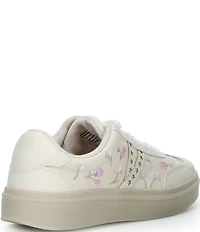 Steve Madden Girls' Kaelie Star Embroidered Floral Sneakers (Youth)