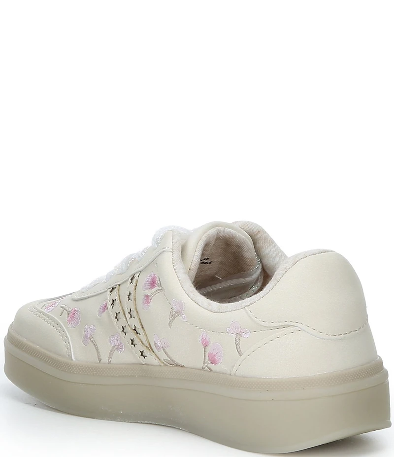 Steve Madden Girls' Kaelie Star Embroidered Floral Sneakers (Youth)