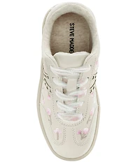 Steve Madden Girls' Kaelie Star Embroidered Floral Sneakers (Youth)