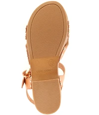 Steve Madden Girls' Mayson Leather Ankle Strap Sandals (Youth)