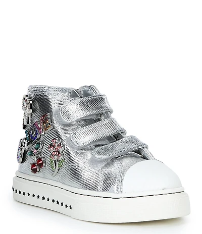 Steve Madden Girls' Metallic T-Joycee Hi-Top Sneakers (Infant)