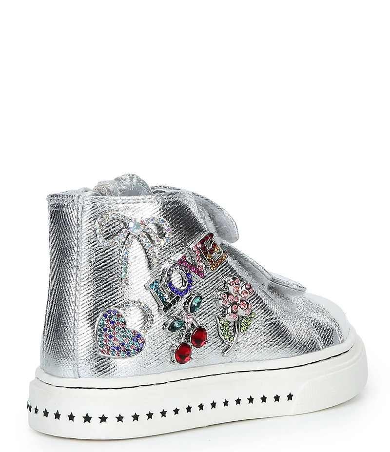 Steve Madden Girls' Metallic T-Joycee Hi-Top Sneakers (Infant)