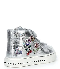 Steve Madden Girls' Metallic T-Joycee Hi-Top Sneakers (Infant)