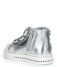 Steve Madden Girls' Metallic T-Joycee Hi-Top Sneakers (Infant)