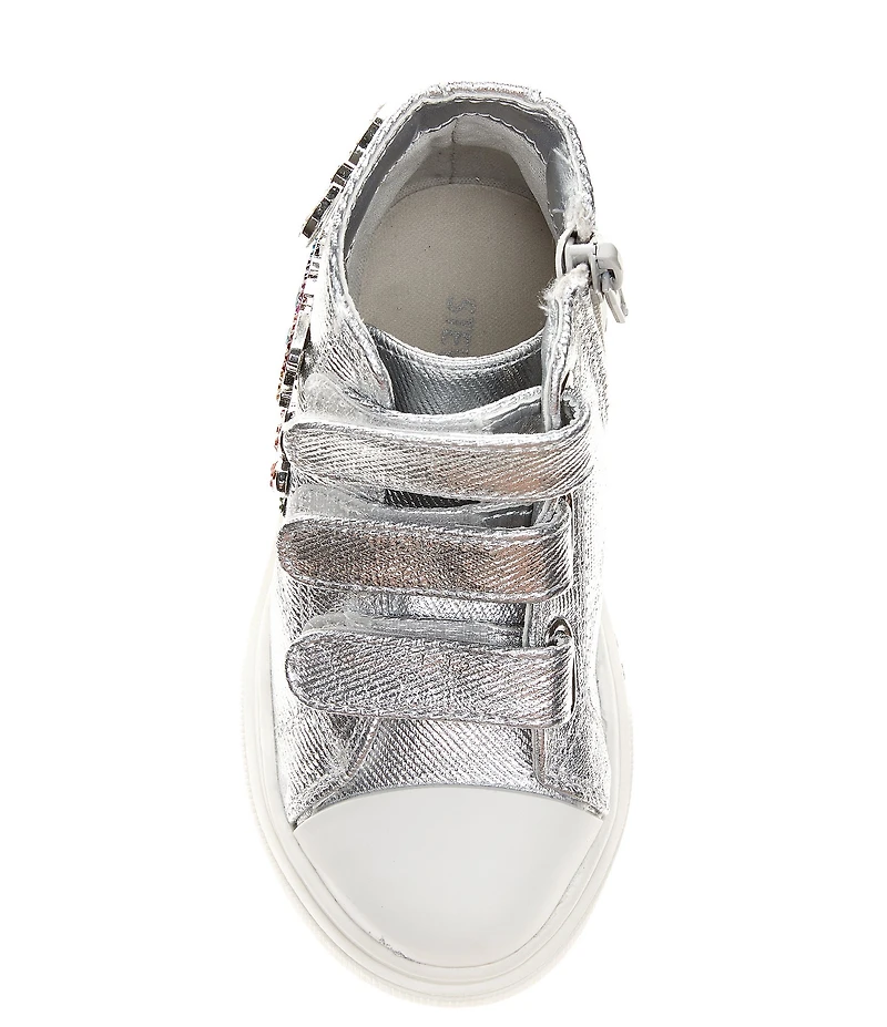 Steve Madden Girls' Metallic T-Joycee Hi-Top Sneakers (Infant)