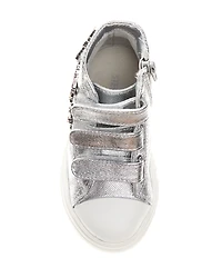 Steve Madden Girls' Metallic T-Joycee Hi-Top Sneakers (Infant)