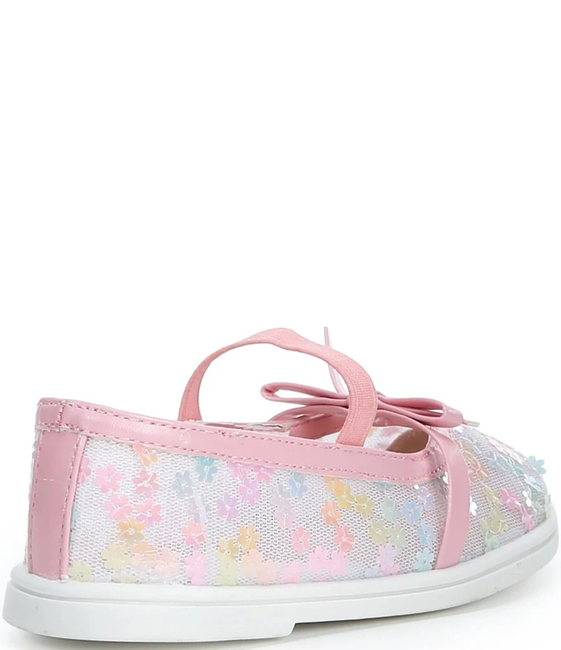 Steve Madden Girls' T-Burdie Floral Bow Mary Jane Flats (Infant)