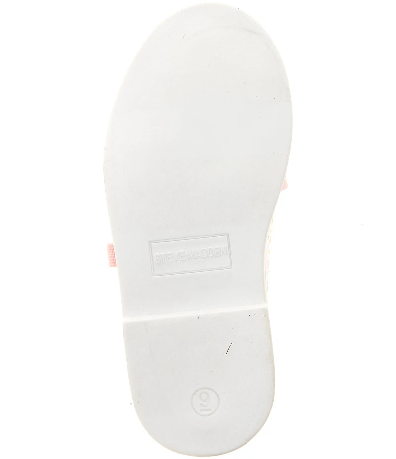 Steve Madden Girls' T-Burdie Floral Bow Mary Jane Flats (Infant)