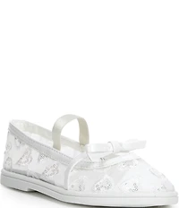 Steve Madden Girls' T-Burdie Floral Bow Mary Jane Flats (Infant)