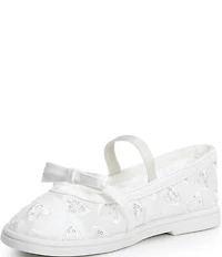 Steve Madden Girls' T-Burdie Floral Bow Mary Jane Flats (Infant)