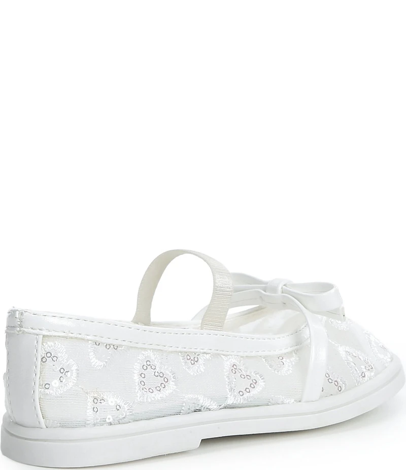 Steve Madden Girls' T-Burdie Floral Bow Mary Jane Flats (Toddler)