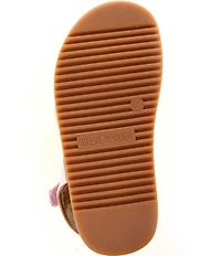 Steve Madden Girls' T-Comet Clear Heart Charm Embellished Sandals (Toddler)