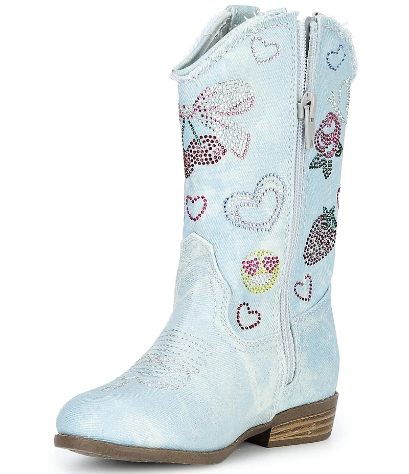 Steve Madden Girls' T-Fern Western Boots (Infant)