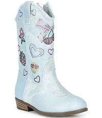 Steve Madden Girls' T-Fern Western Boots (Toddler)