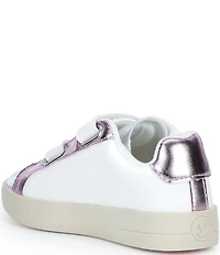 Steve Madden Girls' T-Fetti Metallic Hook-and-Loop Star Embellished Sneakers (Infant)